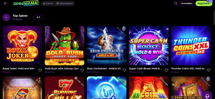 Spinmama Casino Najlepsze Miejsce na Gry Online